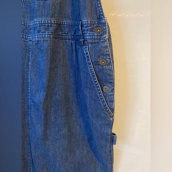 Vintage 90s Overall Dress💙 Excellent condition! Liz Claiborne Size Small - Picture 7 of 8